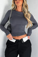 Karleedress Long Sleeves Slim Fit Basic T-shirt
