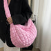 Karleedress Lightweight Quilted Grid Puffer Tote Bag