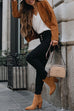 Karleedress Zip Up Pocketed Faux Suede Moto Jacket(in 7 Colors)