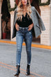 Karleedress Long Sleeves Button Up Solid Henley Shirt