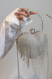 Karleedress Luxury Heart Shape Rhinestones Tassel Evening Handbag