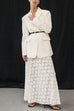 Karleedress Elastic WaistBand Lace Hollow Out Maxi Skirt