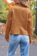 Karleedress Zip Up Pocketed Faux Suede Moto Jacket(in 7 Colors)