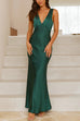 Karleedress V Neck Sleeveless Maxi Party Dress