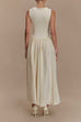 Karleedress Elegant Square Neck Sleeveless Flowy Maxi Dress
