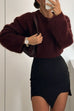 Karleedress Casual Solid Crewneck Pullover Sweater