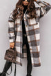 Karleedress Long Sleeves Button Up Plaid Casual Shacket Jacket