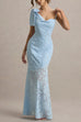 Karleedress Sleeveless Bow Shoulder Flare Maxi Dress