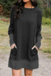 Karleedress Maureen Pockets Casual Sweatershirt Dress