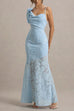 Karleedress Sleeveless Bow Shoulder Flare Maxi Dress