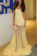 Karleedress Strapless Tube Flare Mesh Maxi Party Dress