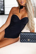 Karleedress Sweetheart Neck Strapless Bustier Bodysuit