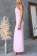 Karleedress Frill One Shoulder Cut Out Bodycon Maxi Dress