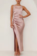 Karleedress Backless Side Slit Maxi Cami Dress