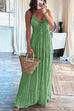 Karleedress Halter Backless Tie Knot Printed Maxi Vacation Dress