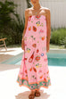 Karleedress Strapless Tube Dolce Vita Holiday Print Maxi Dress