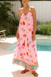 Karleedress Strapless Tube Dolce Vita Holiday Print Maxi Dress