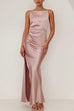Karleedress Backless Side Slit Maxi Cami Dress
