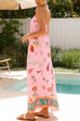 Karleedress Strapless Tube Dolce Vita Holiday Print Maxi Dress