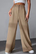 Karleedress High Rise Wide Leg Pocketed Baggy Pants