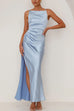 Karleedress Backless Side Slit Maxi Cami Dress