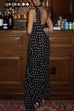 Karleedress Ruffle Hem Polka Dot Maxi Cami Dress