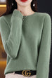 Karleedress Crewneck Solid Comfy Pullover Sweater