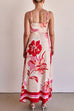 Karleedress Empire Waist Floral Print Maxi Cami Dress