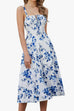 Karleedress Adjustable Strap Back Lace-up Slit Midi Dress
