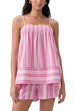 Karleedress Striped Square Neck Cami Top and Shorts Lounge Set