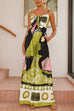 Karleedress Tie Front Cut Out Wide Leg Printed Cami Jumpsuit