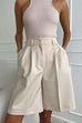 Karleedress Wide Leg Pocketed Shorts
