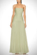 Karleedress Strapless Tube Patchwork Pleated Maxi Dress