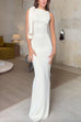 Karleedress Elegant Sleeveless Tie Shoulder Bodycon Maxi Dress
