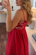 Karleedress Spaghetti Strap Twin Fish Embroidery Maxi Dress