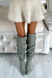 Karleedress Crewneck Short Sleeves Button Up Sweater