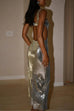 Karleedress Sleeveless Open Back Sequin Bodycon Maxi Party Dress
