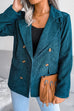Karleedress Double Breasted Casual Corduroy Jacket
