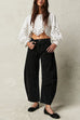 Karleedress Mid Rise Barrel Leg Jeans