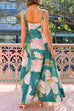 Karleedress Square Neck Floral Print Maxi Cami Dress