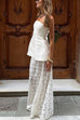 Karleedress Chicest Strapless Tube Solid Top