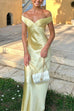 Karleedress Off Shoulder Backless Cut Out Satin Maxi Dress