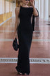Karleedress Elegant Sleeveless Tie Shoulder Bodycon Maxi Dress