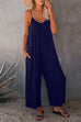 KD Solid Wide Leg Baggy Cami Jumpsuit