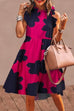 Karleedress Floral Printed Ruffle Sleeveless Midi Dress