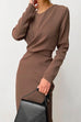 Karleedress Elegant Front Cross Slit Back Pencil Dress