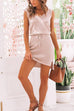 Karleedress Tie Shoulder Summer Drawstring Dress