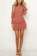 Karleedress Mockneck Ruffled Fairy Lace Princess Dress