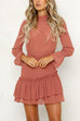 Karleedress Mockneck Ruffled Fairy Lace Princess Dress