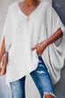 Karleedress V Neck Batwing Sleeve Oversized T Shirt